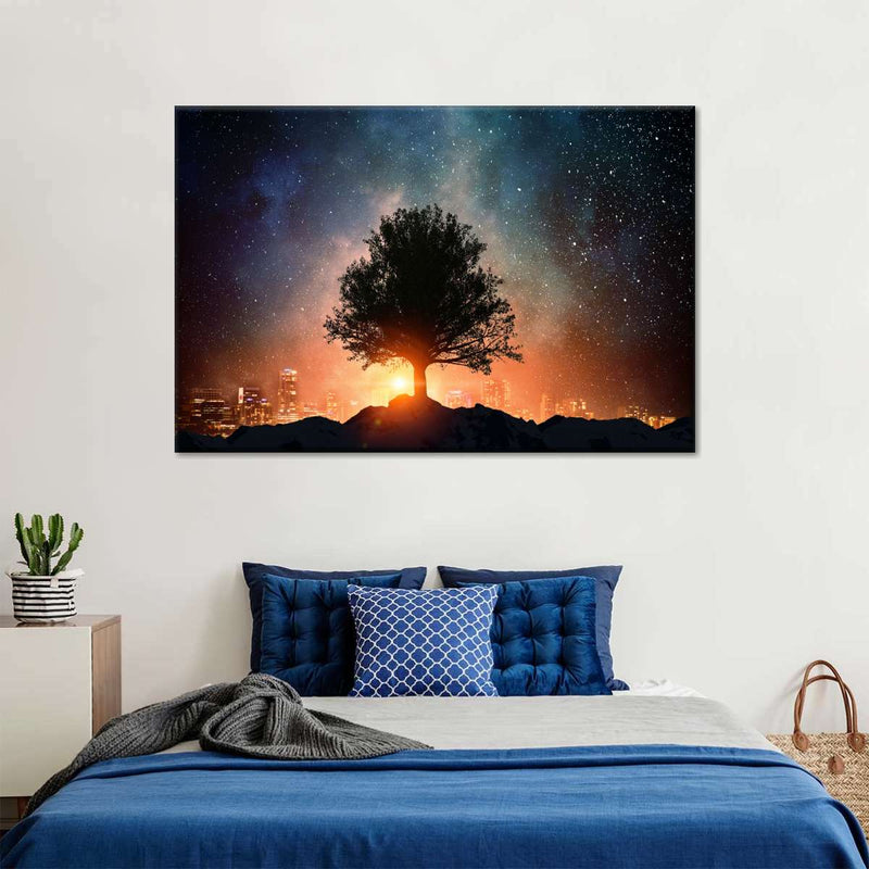 Starry Tree Wall Art