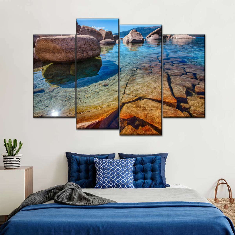 Lake Tahoe Stones Wall Art