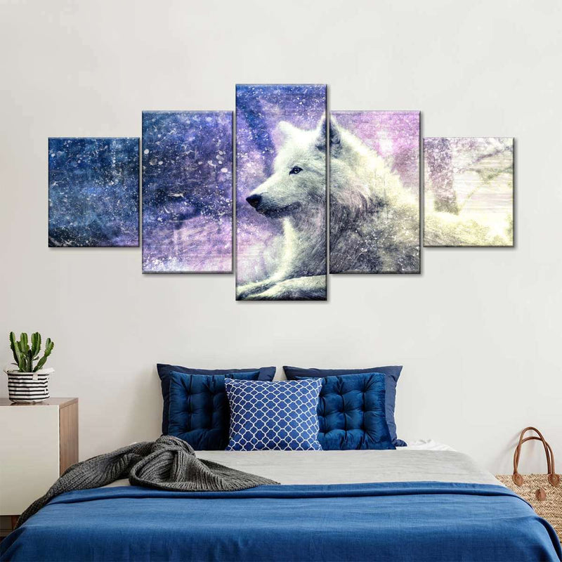 White Wolf Wall Art