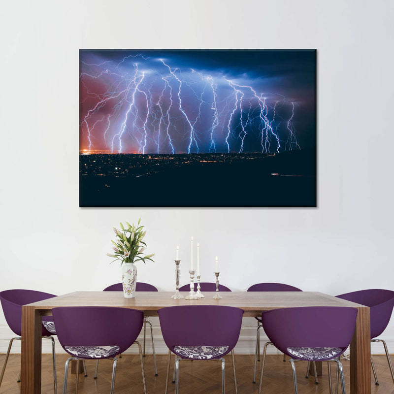 Lightning Strikes Wall Art