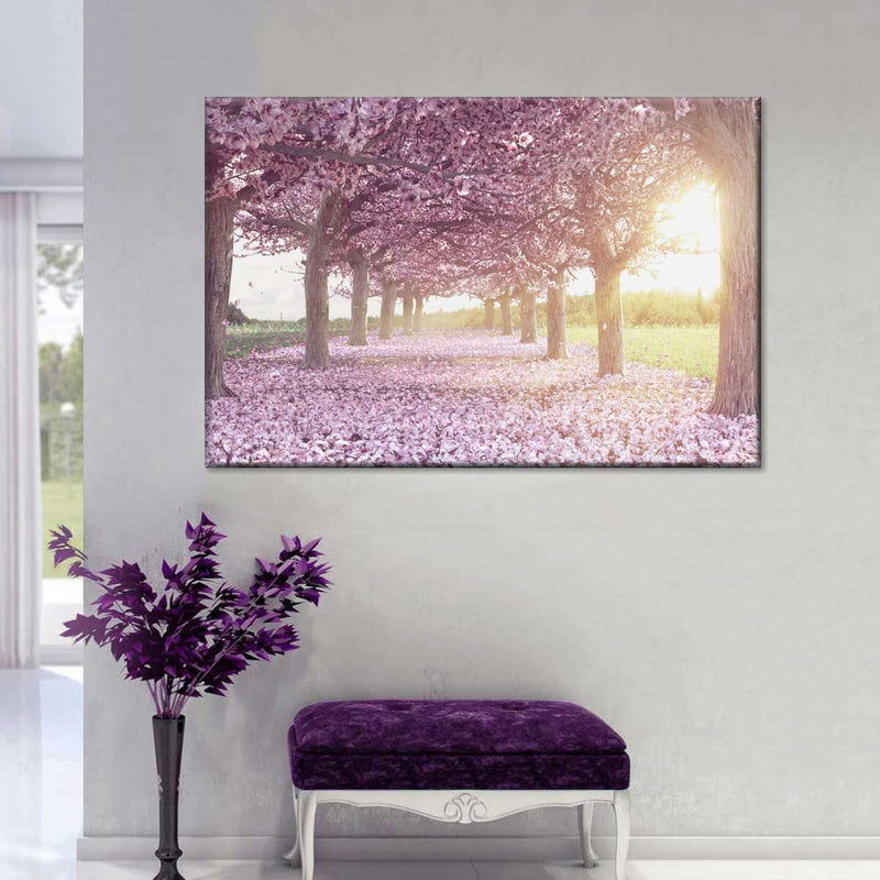 Cherry Blossom Morning Wall Art