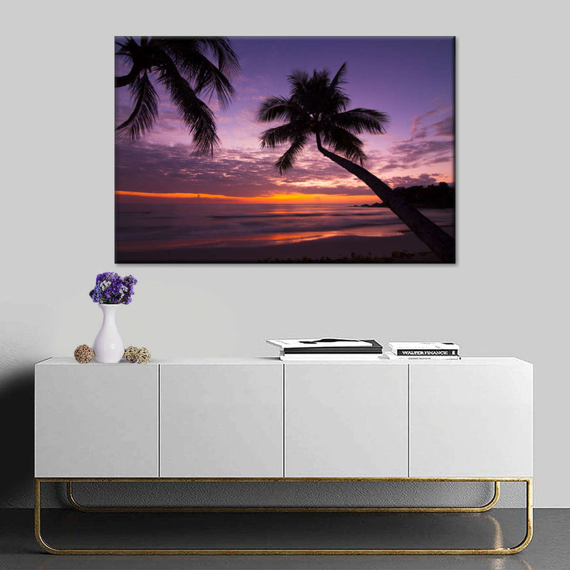 Palm Koh Samui Sunset Wall Art