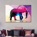 Geometric Elephant Wall Art