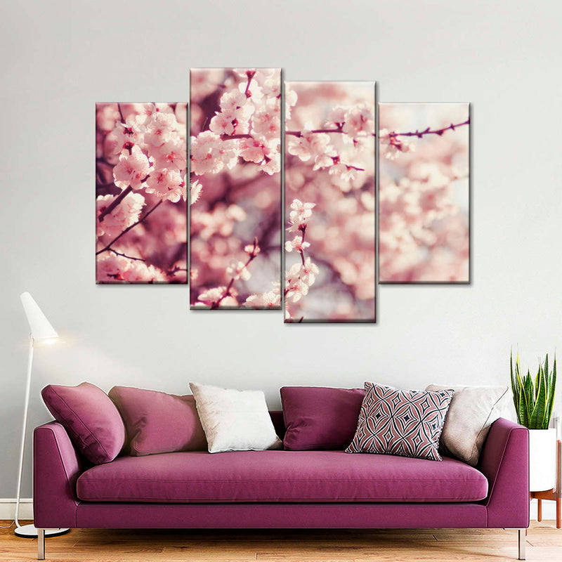 Delicate Cherry Blossoms Wall Art