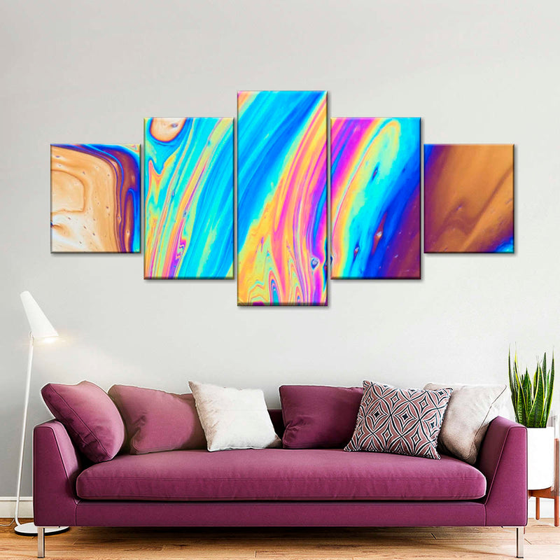 Oil And Water Abstract Wall Art