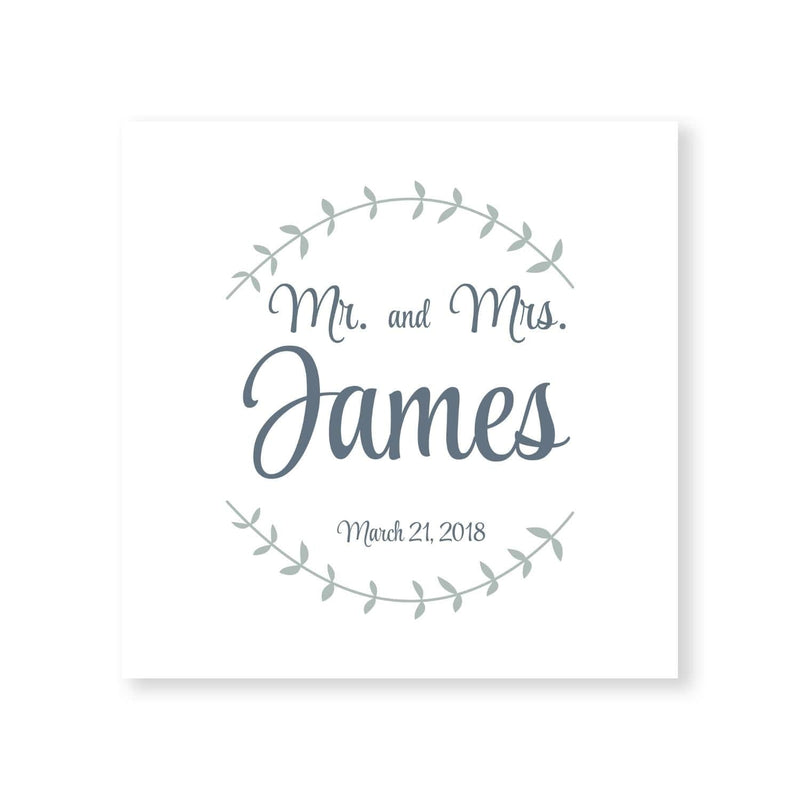 Mr and Mrs Anniversary Canvas