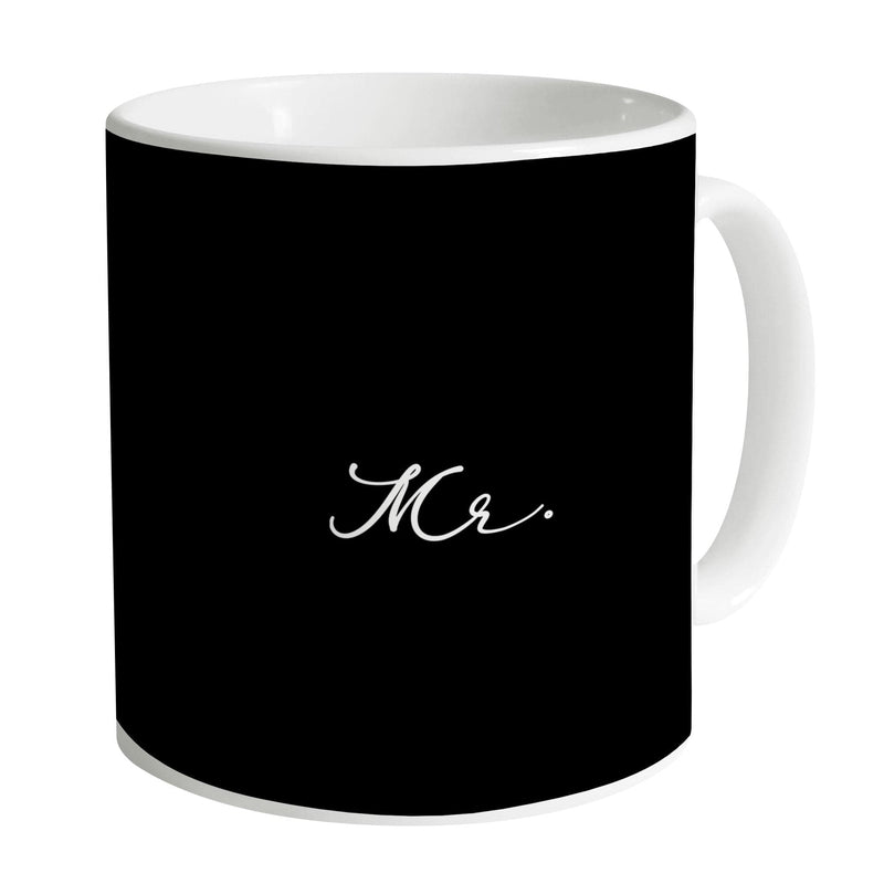 Mr and Mrs Black and White Mug