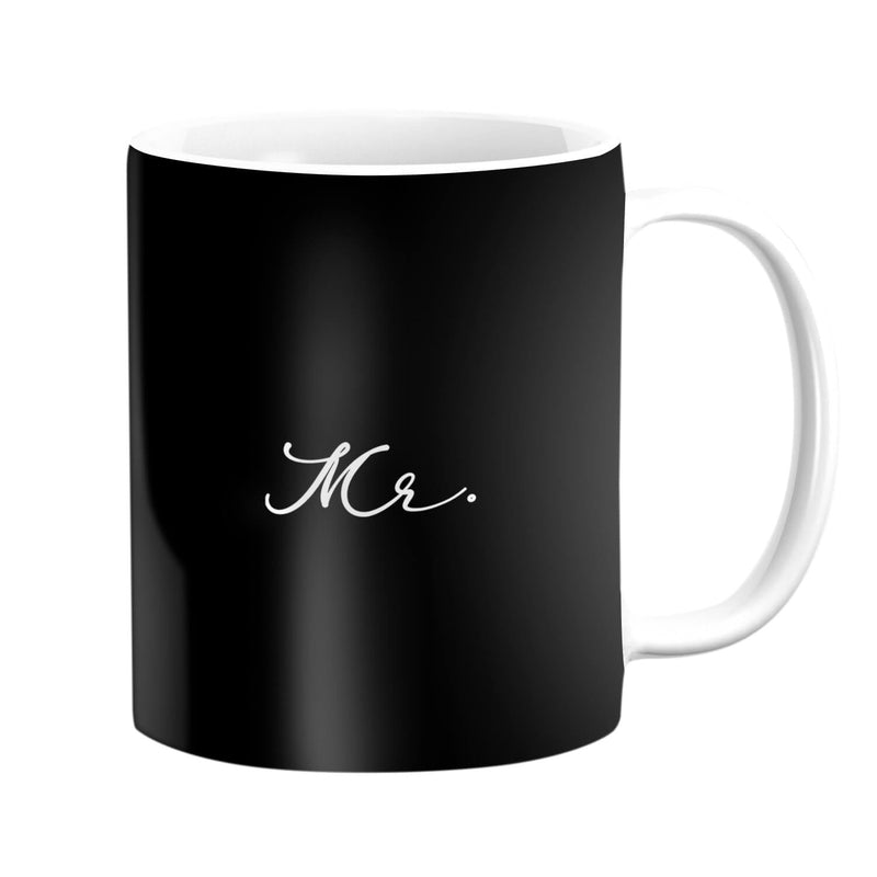 Mr and Mrs Black and White Mug