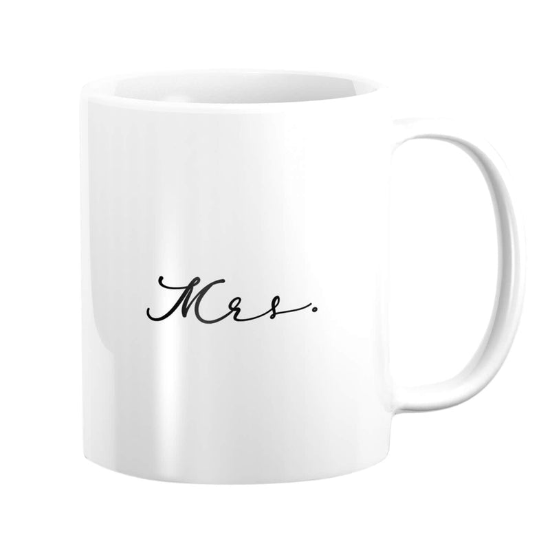 Mr and Mrs Black and White Mug