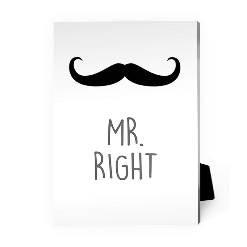 Mr and Mrs Right Desktop Canvas