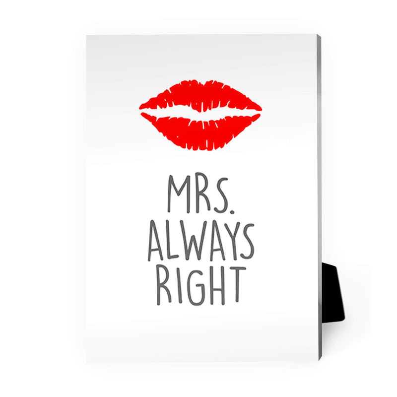 Mr and Mrs Right Desktop Canvas