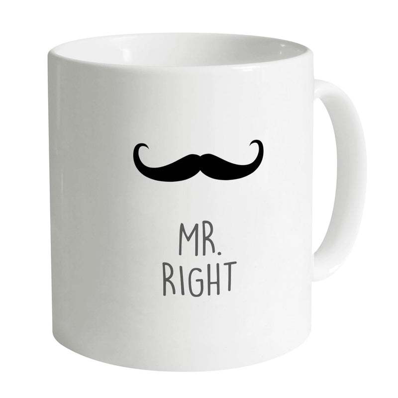 Mr and Mrs Right Mug