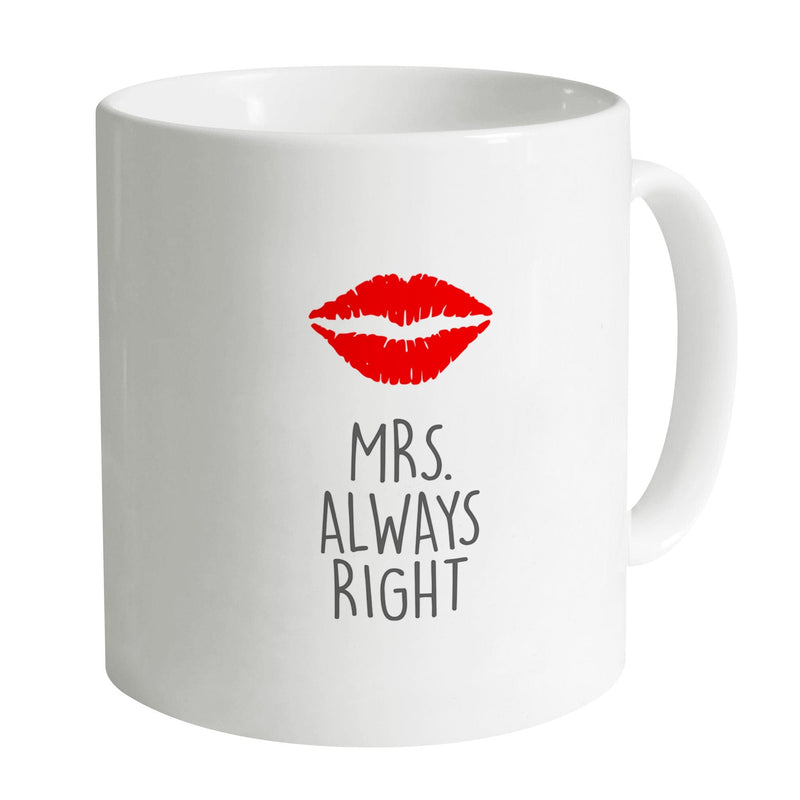 Mr and Mrs Right Mug