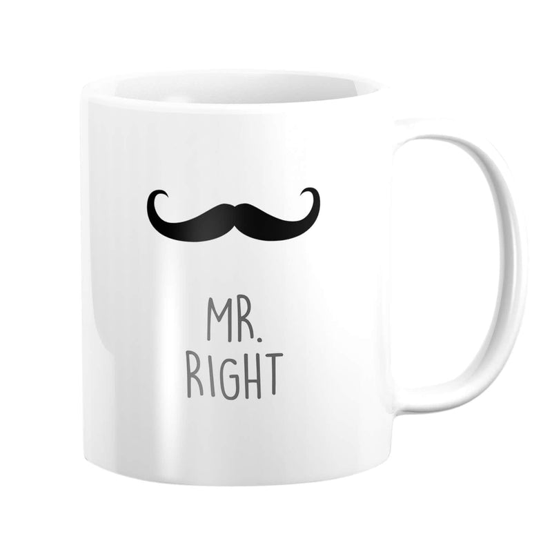 Mr and Mrs Right Mug