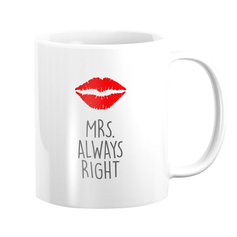 Mr and Mrs Right Mug