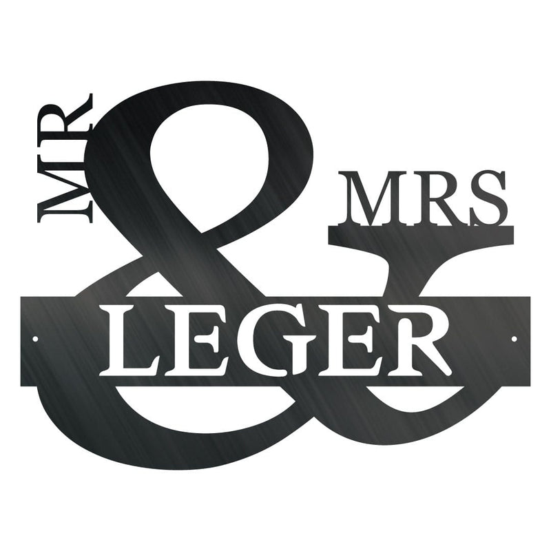 Mr & Mrs Monogram