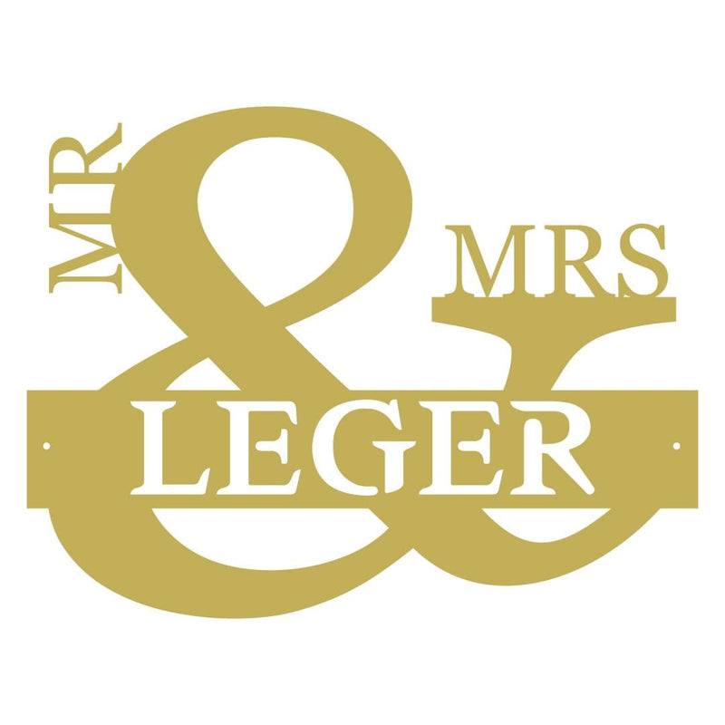 Mr & Mrs Monogram