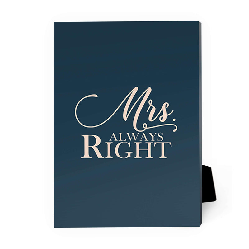 Mr. & Mrs Right Desktop Canvas