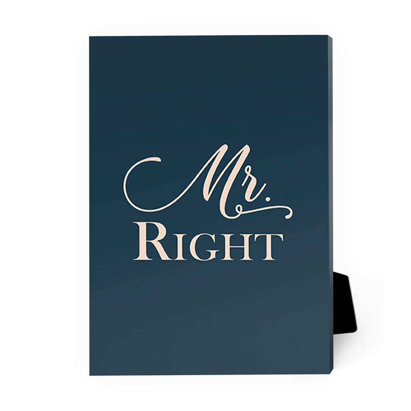 Mr. & Mrs Right Desktop Canvas