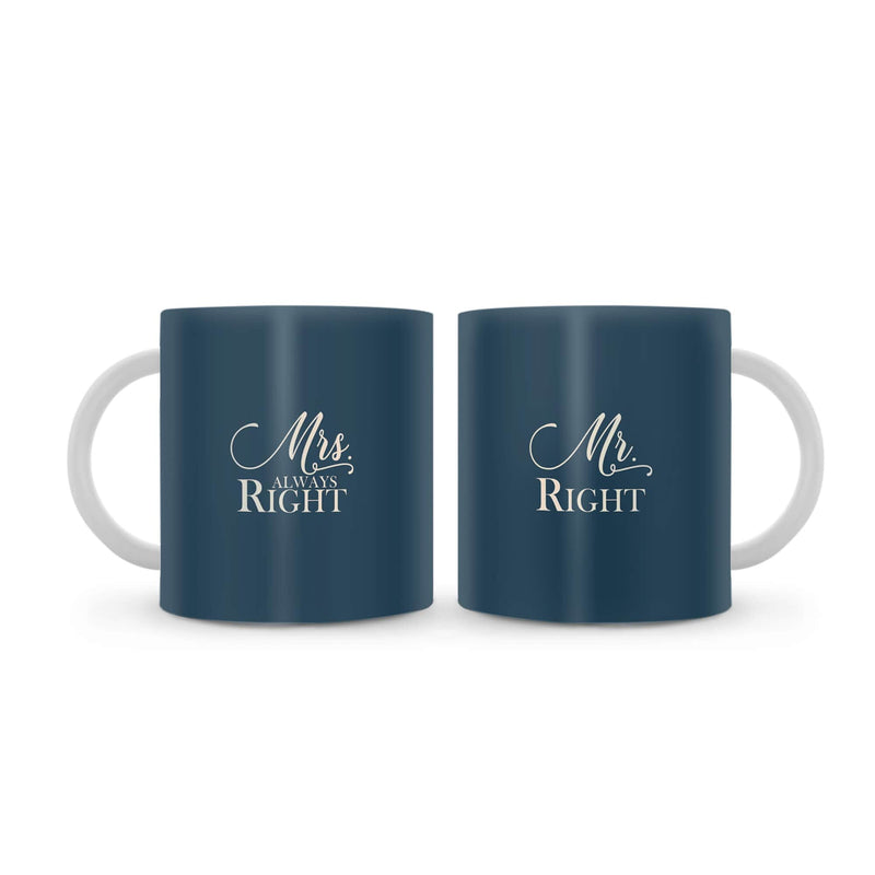 Mr. & Mrs Right Mug