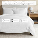 100% Cotton Honeycomb Waffle Duvet Set - Mattea Collection by Great Bay Home