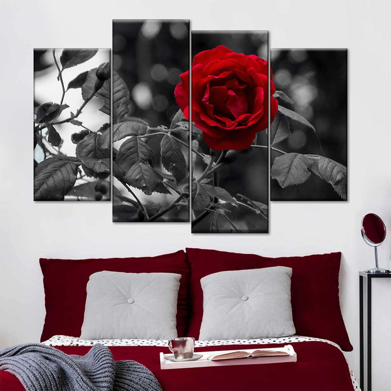 Lone Rose Pop Wall Art