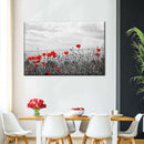 Red Poppy Field Pop Wall Art