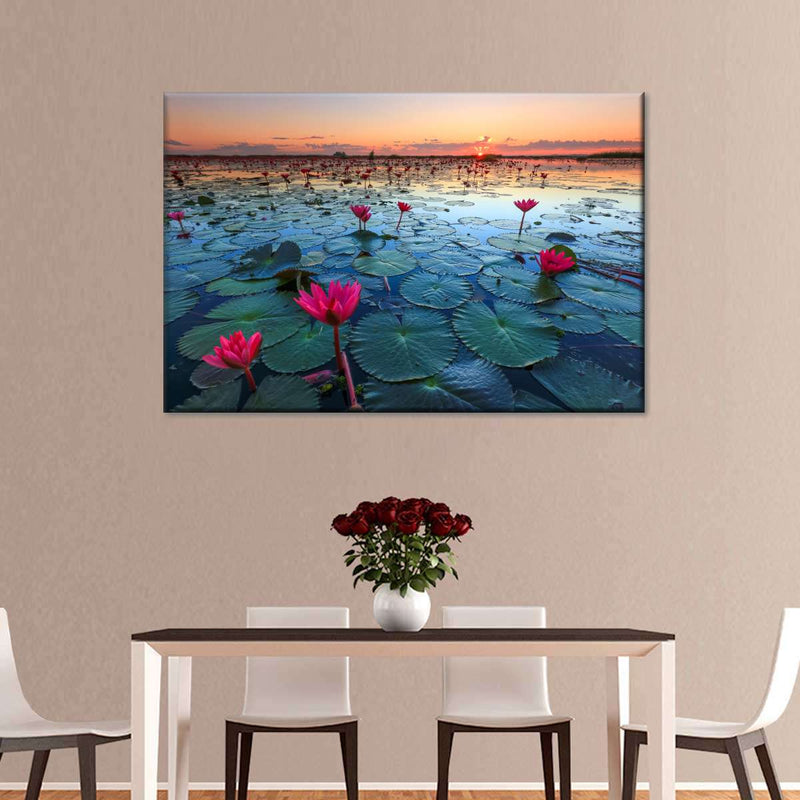 Lake Nong Harn Lotus Wall Art