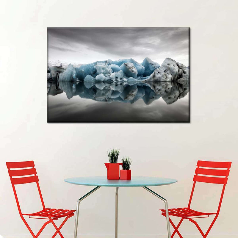 Glacier Lake Reflection Wall Art