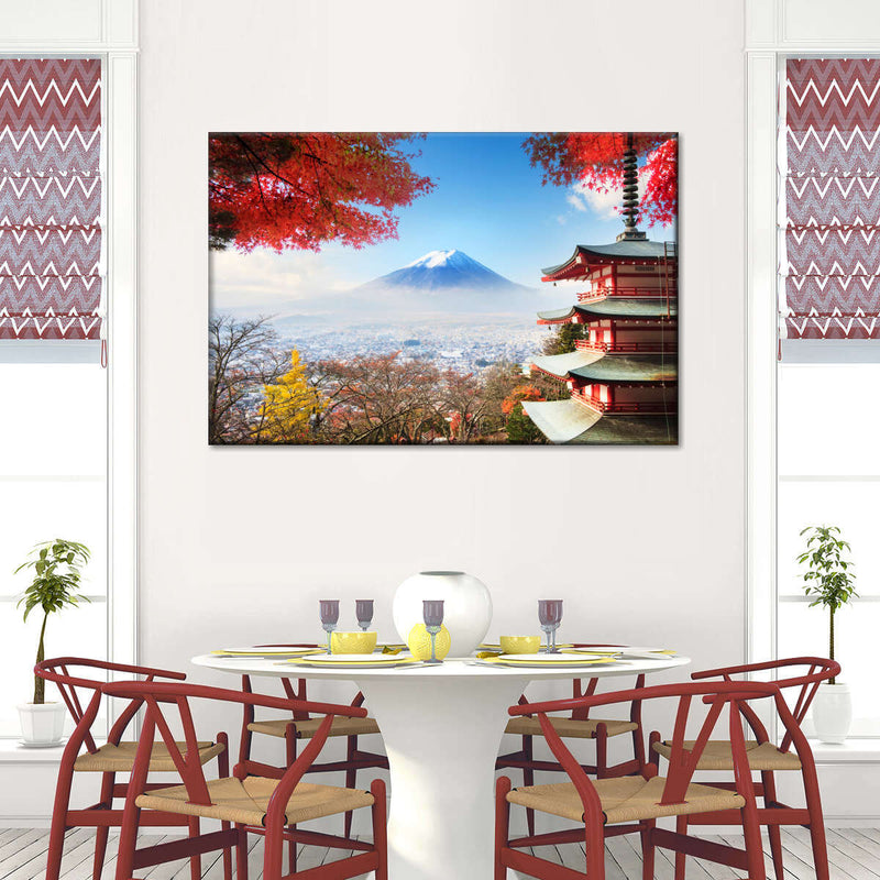 Autumn Mount Fuji Wall Art