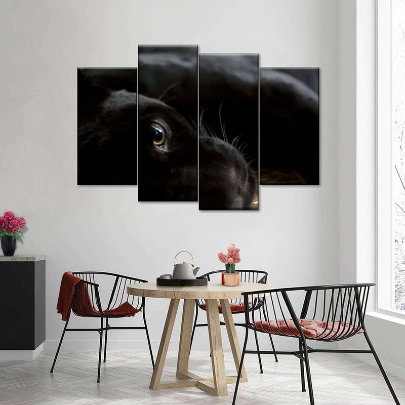 Comfortable Black Panther Wall Art