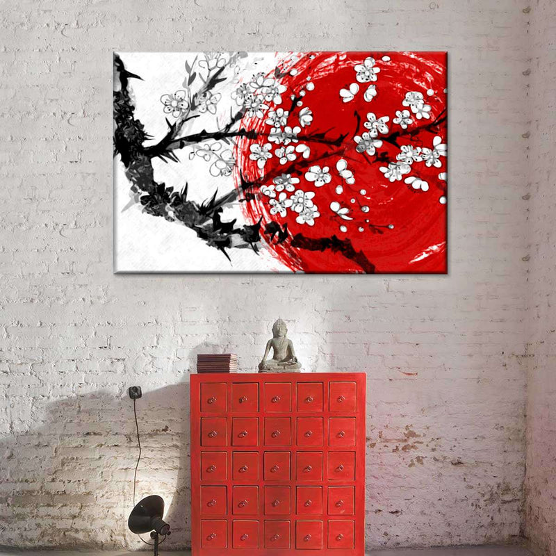 Japan Cherry Blossom Wall Art