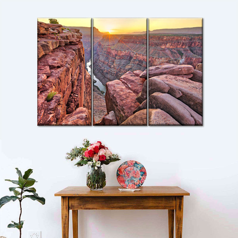 Sunrise Over Grand Canyon Wall Art