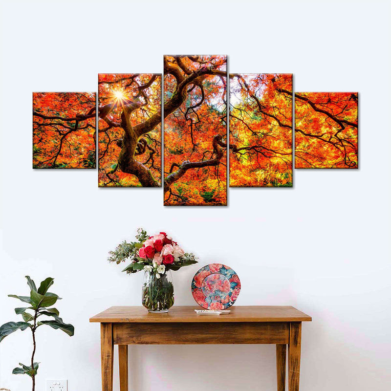 Autumn Japanese Maple Tree Wall Art