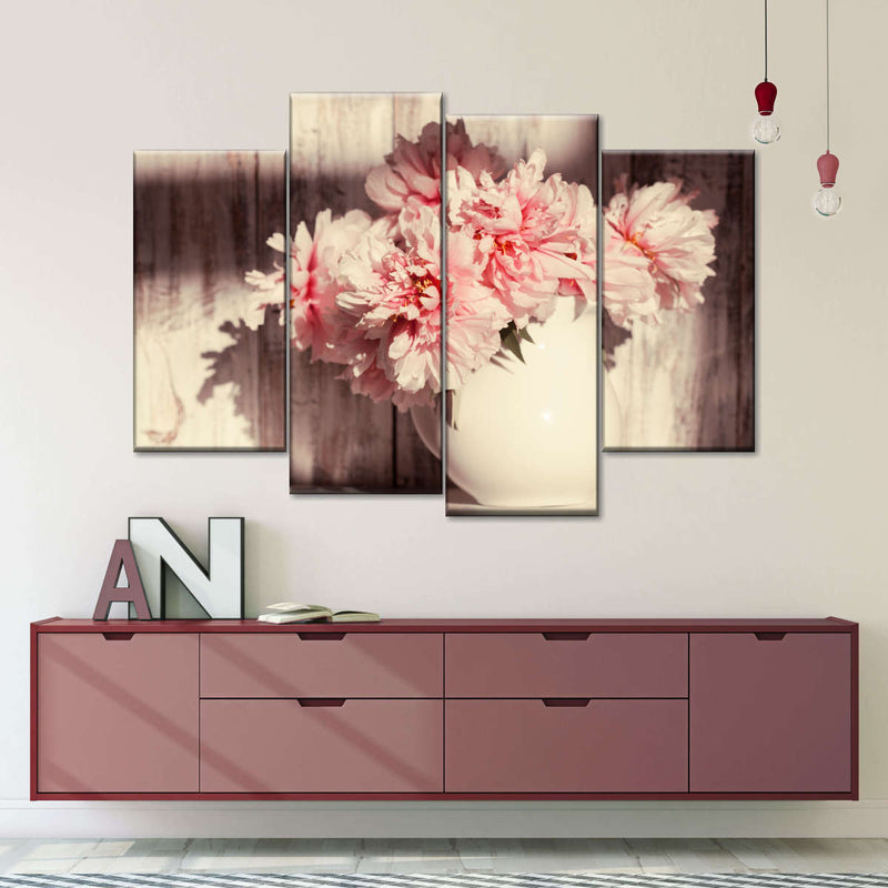 Sun Bright Peonies Wall Art