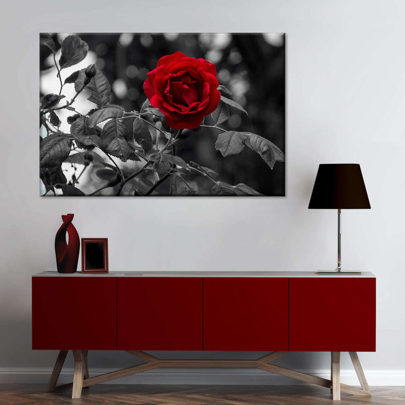 Lone Rose Pop Wall Art