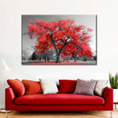 Red Tree Wall Art