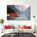 Mountain Lake Kayak Wall Art