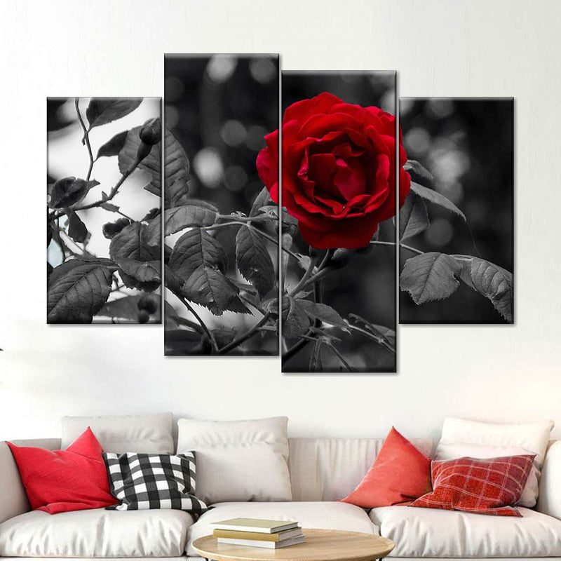 Lone Rose Pop Wall Art