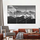 Monochrome Rocky Mountains Wall Art