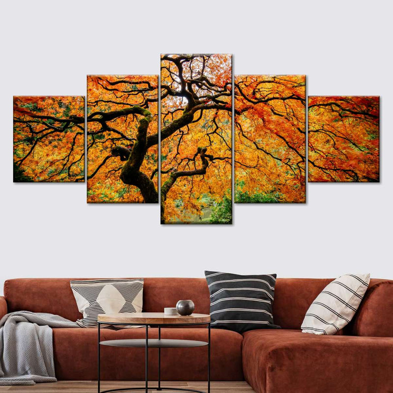 Autumn Japanese Maple Tree Wall Art