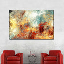 Frozen Fire Abstract Wall Art