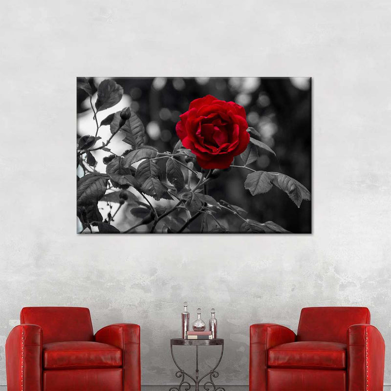 Lone Rose Pop Wall Art