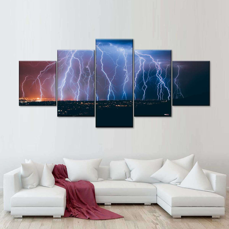 Lightning Strikes Wall Art