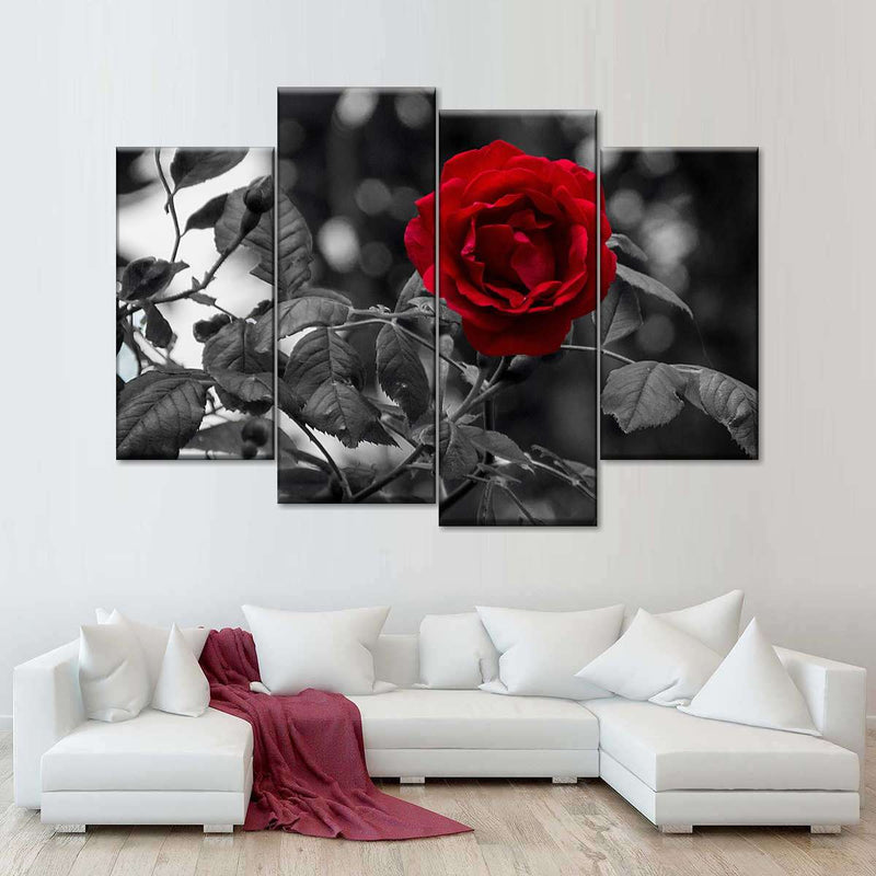 Lone Rose Pop Wall Art