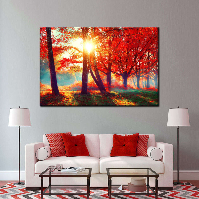 Ethereal Fall Landscape Wall Art