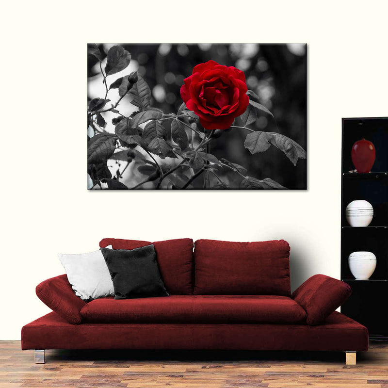 Lone Rose Pop Wall Art