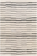 Moorebank Black Striped Wool Rug