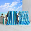 Cotton Velour Beach Towel - Maui Collection by Great Bay Home