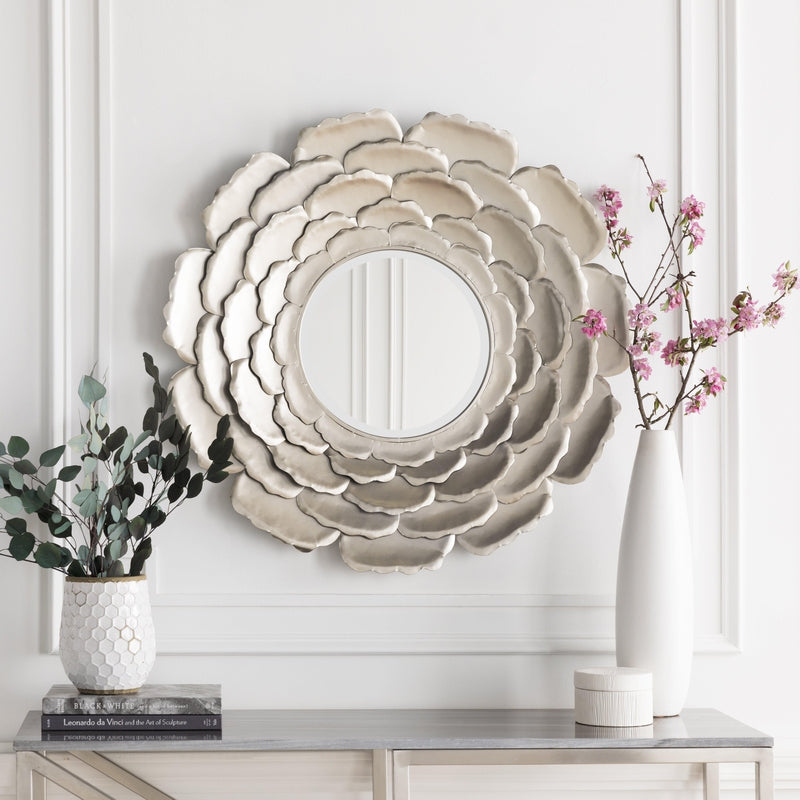 Kesteren Traditional Silver Wall Mirror